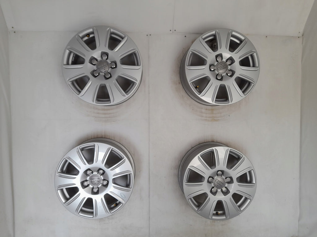 4x Alufelge 16 Zoll 6.5" 5x112 33ET Glanz Silber 8U0601025Q Audi Rim Wheel