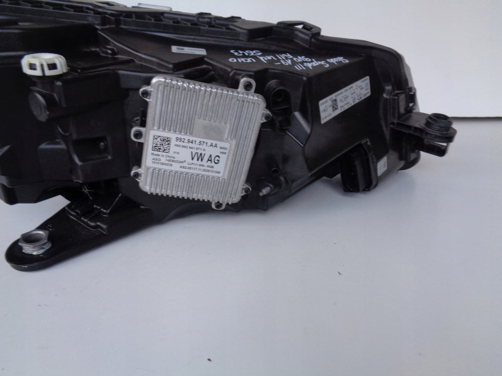 Frontscheinwerfer Skoda Superb III 3V1941015D Full LED Links Headlight