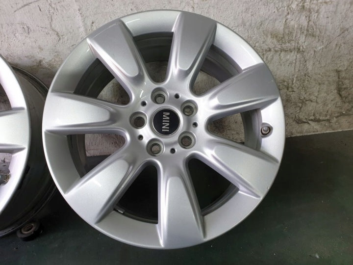 4x Alufelge 17 Zoll 7.5" 5x112 52ET Silber Audi Mini I Rim Wheel FEL1879404801gv