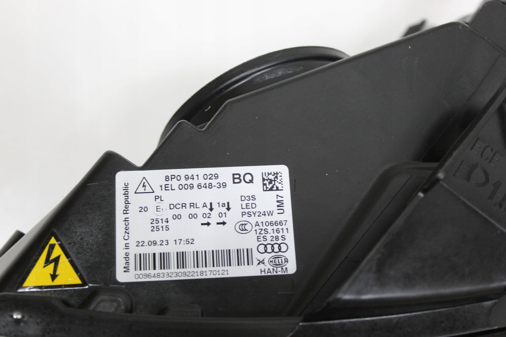 Frontscheinwerfer Audi A3 8P0941029 Xenon Rechts Scheinwerfer Headlight SCH3344597984ah