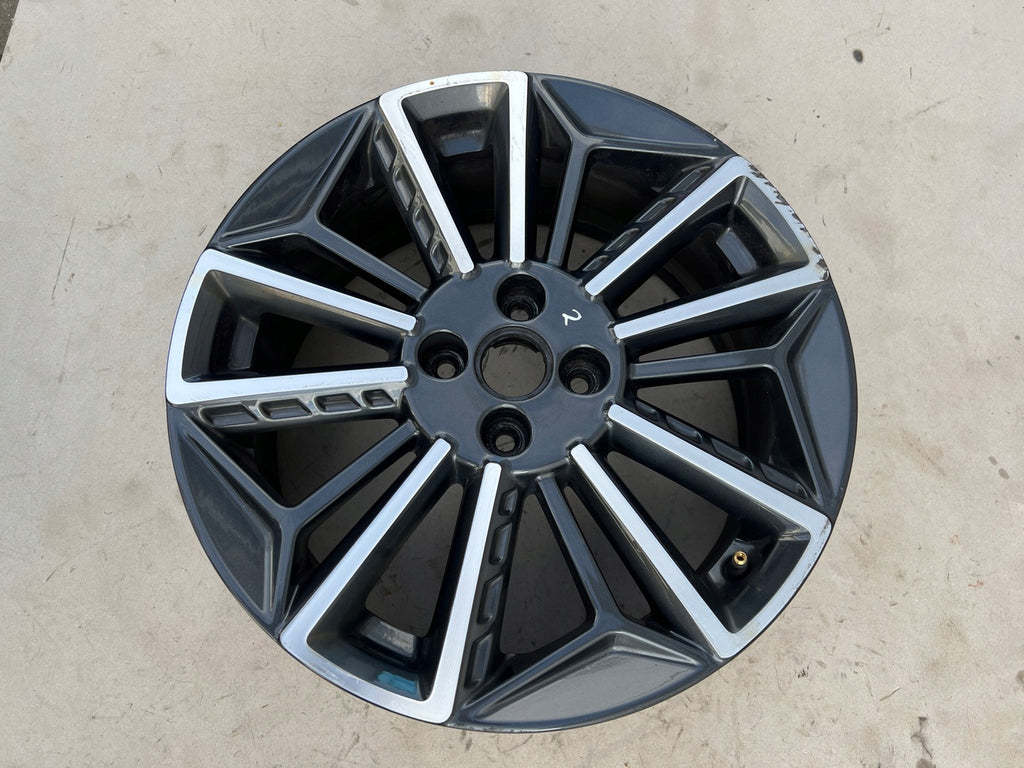 1x Alufelge 17 Zoll 7.0" 4x100 54ET Schwarz 52910-Q0500 Hyundai I20 Iii