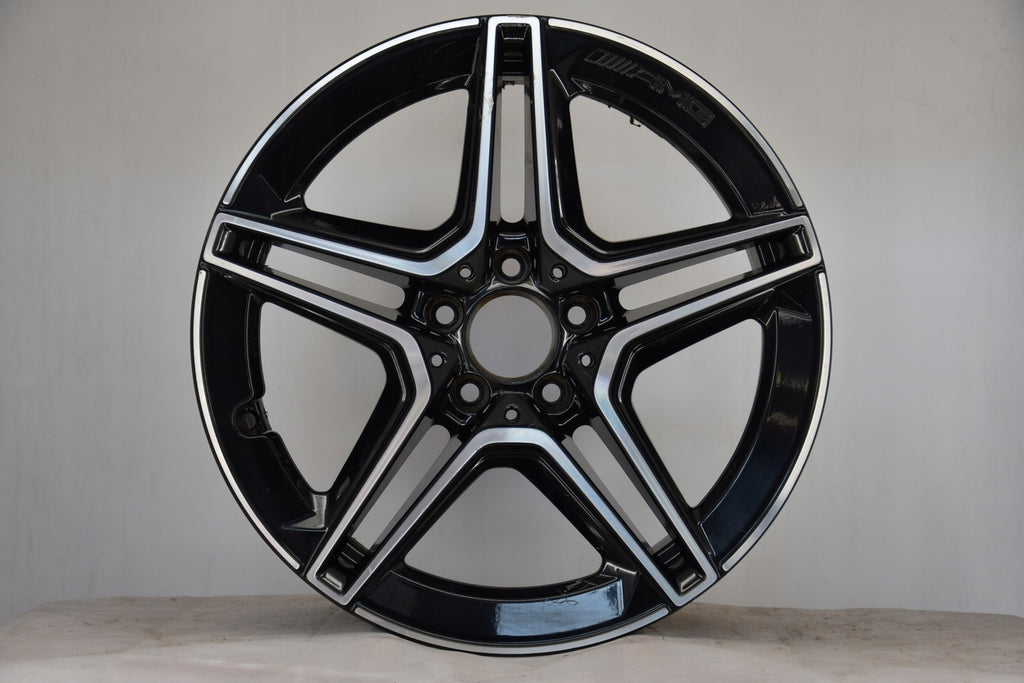 1x Alufelge 18 Zoll 7.5" 5x112 44ET Glanz A2054019500 Mercedes-Benz A205