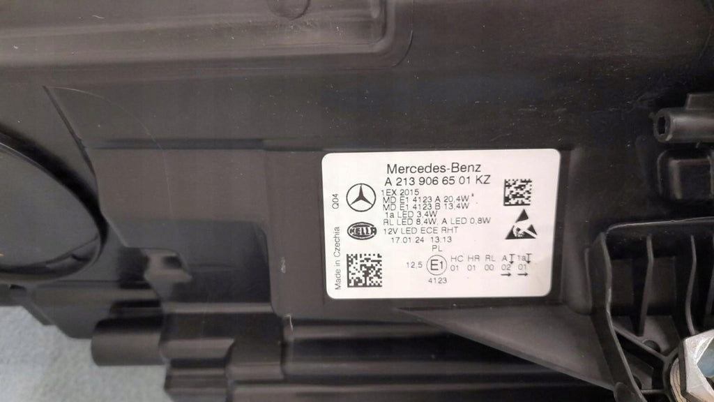 Frontscheinwerfer Mercedes-Benz W213 A2139066501 Links Scheinwerfer Headlight SCH8960521513cd