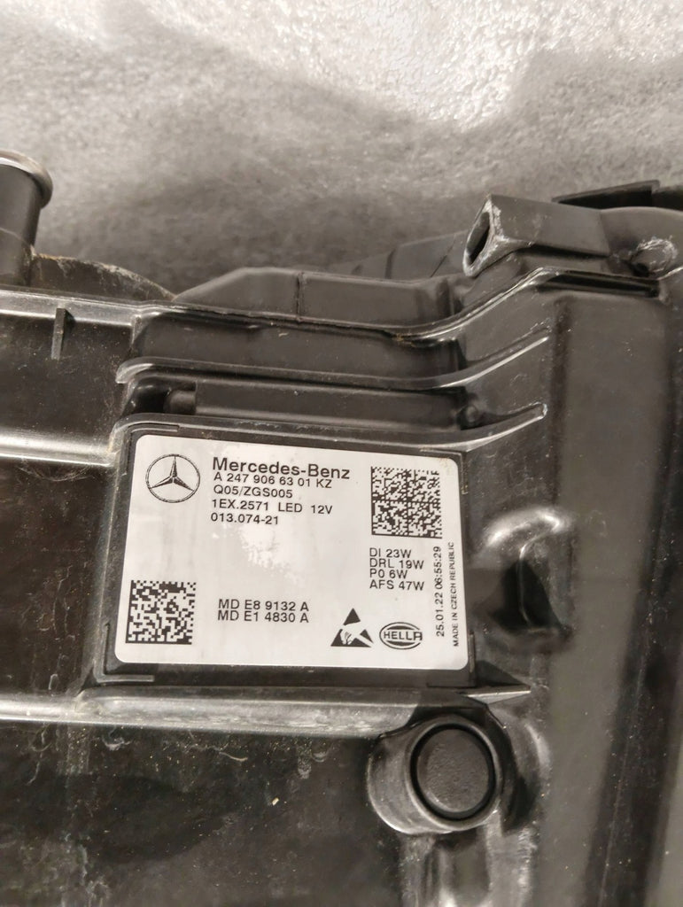 Frontscheinwerfer Mercedes-Benz W247 A2479066301 LED Links Headlight SCH3808895984qc