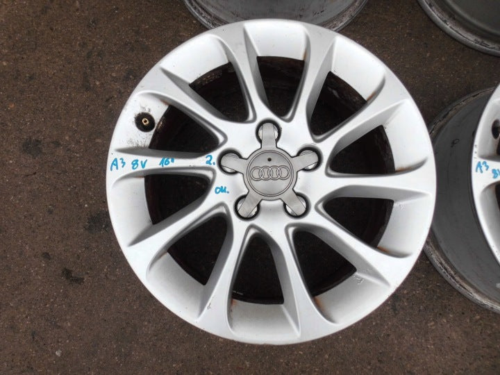 4x Alufelge 16 Zoll 6.5" 5x112 56ET 8V0601025BM Audi A3 Rim Wheel FEL4797140961gr