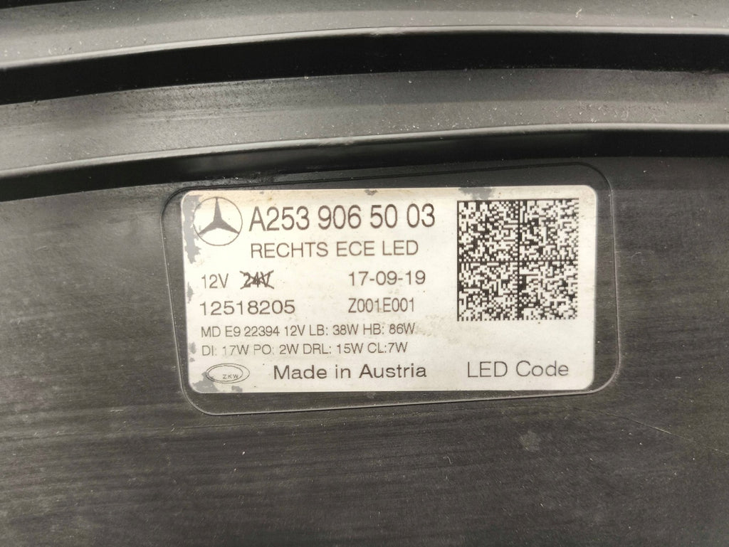 Frontscheinwerfer Mercedes-Benz Glc C253 A2539065003 Rechts Headlight SCH4310463952df