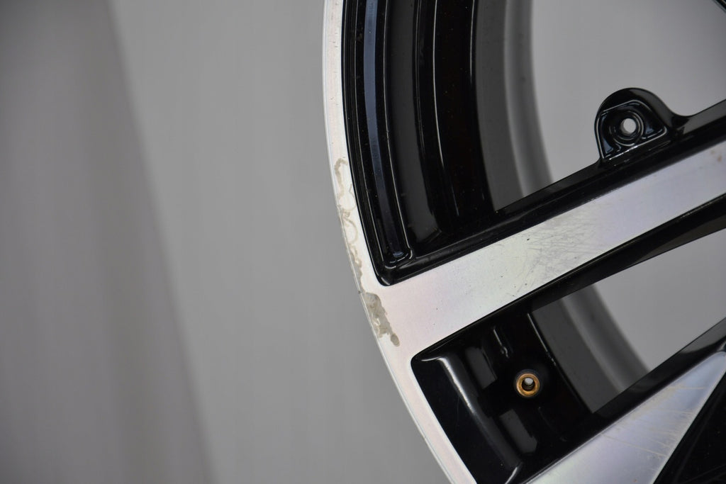 1x Alufelge 18 Zoll 7.0" 4x108 35ET Glanz Schwarz 9828186880 Peugeot Rim Wheel