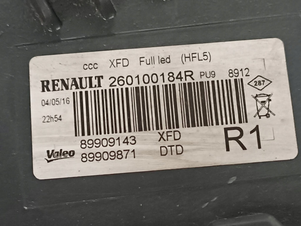 Frontscheinwerfer Renault Talisman 260100184R 260606722 LED Rechts Headlight SCH6313864569it
