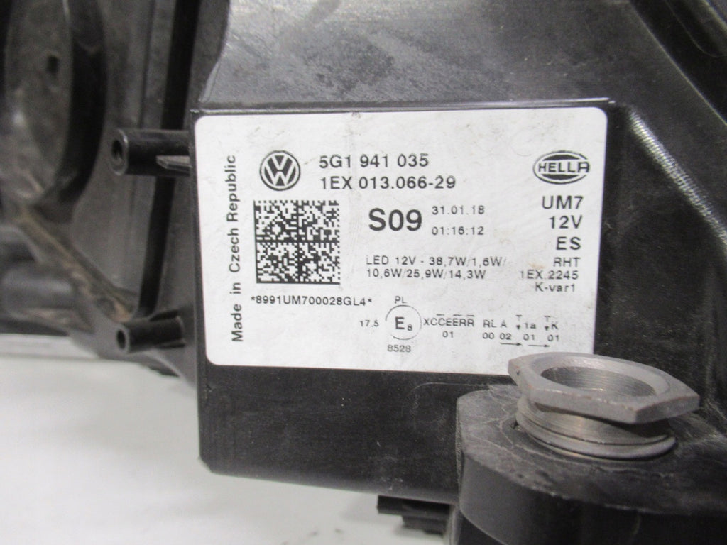 Frontscheinwerfer VW Golf VII 5g1 5G1941035 LED Links Scheinwerfer Headlight SCH9999108135fi