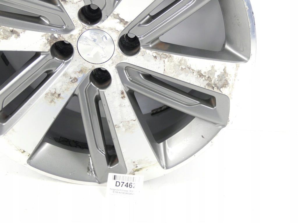 1x Alufelge 18 Zoll 7.5" 4x108 9802462477 Peugeot 3008 Rim Wheel FEL5824262353ca