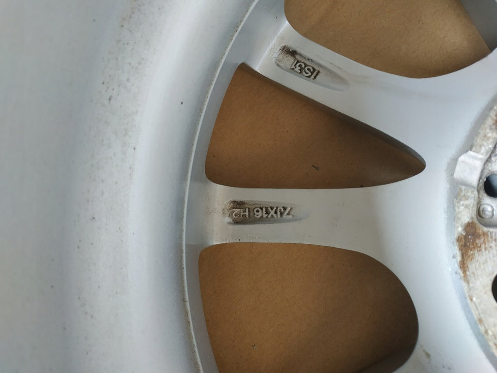 4x Alufelge 16 Zoll 7.0" 5x120 31ET Silber 6796236 BMW F36 3 F30 Rim Wheel FEL1723050036cx