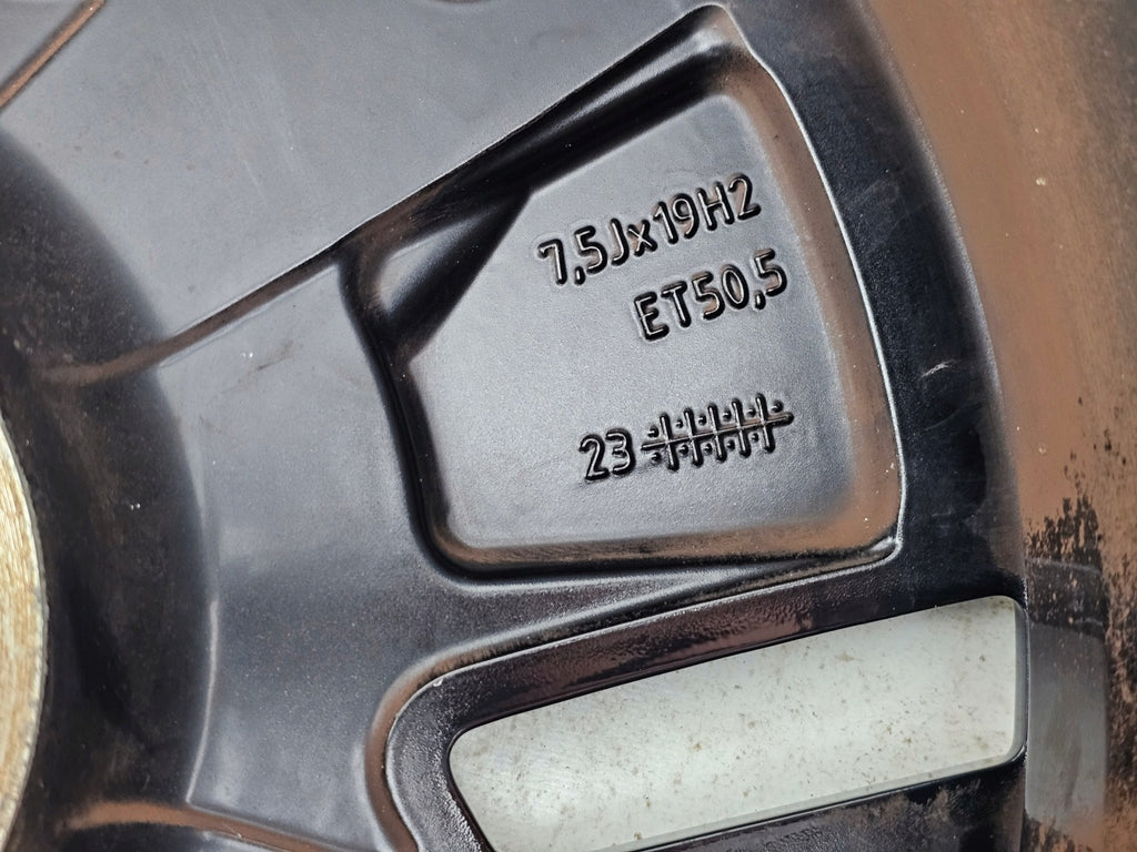 1x Alufelge 19 Zoll 7.5" 5x108 50 5ET Glanz Schwarz 32294212 Volvo Rim Wheel FEL4193162766ir