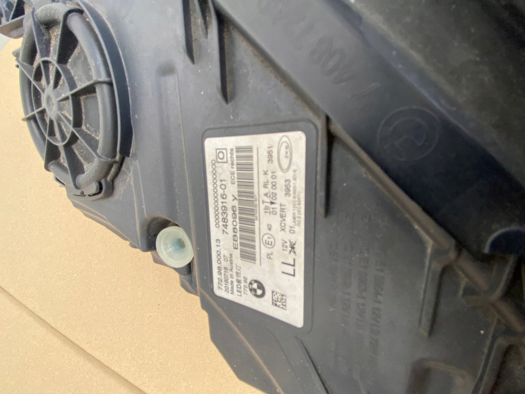 Frontscheinwerfer BMW 7 G11 G12 7483916-01 Laser Rechts Scheinwerfer Headlight SCH4904714411ax