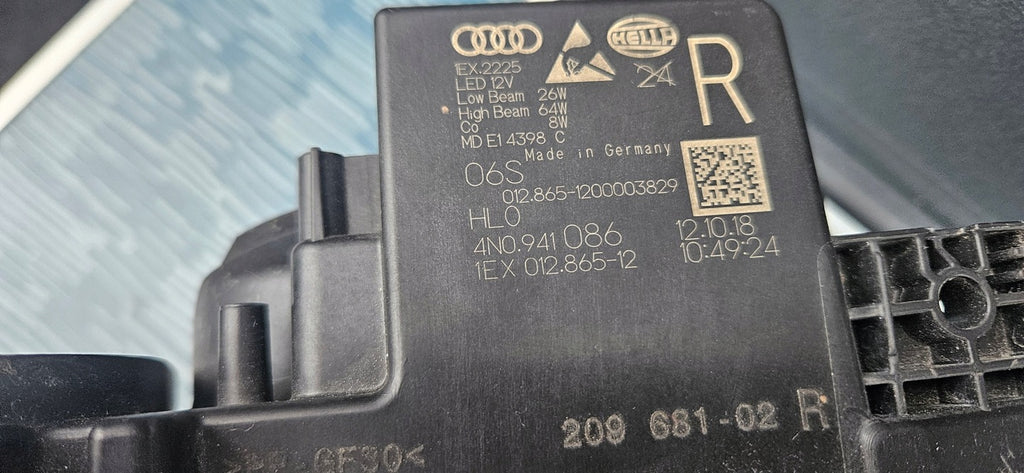 Frontscheinwerfer Audi A8 D5 4N0941086 Rechts Scheinwerfer Headlight SCH8239653457bn