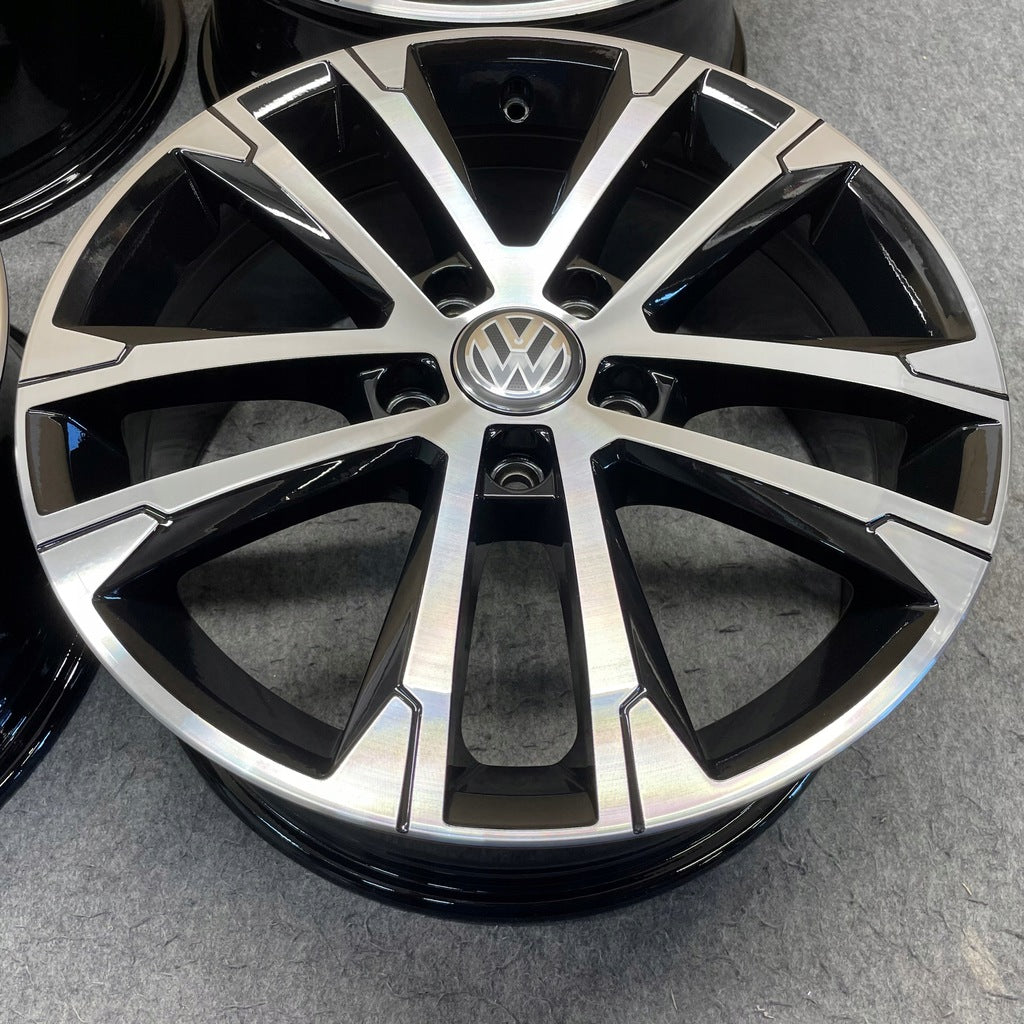 4x Alufelge 17 Zoll 7.0" 5x112 49ET Glanz Silber 5G0601025 VW Golf Vii Rim Wheel FEL4179336555tb