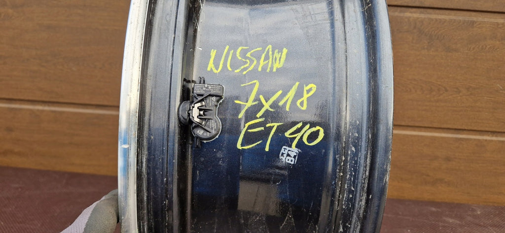 1x Alufelge 18 Zoll 7.0" 5x114.3 40ET Nissan 1 Rim Wheel