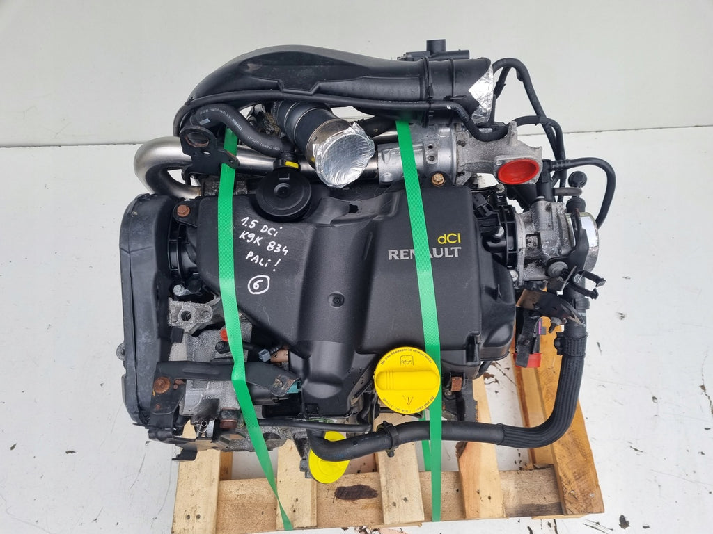 Motor Renault Fluence K9K834 1.5 DCI 90PS 66kW 122TKm 2009 Diesel Komplett