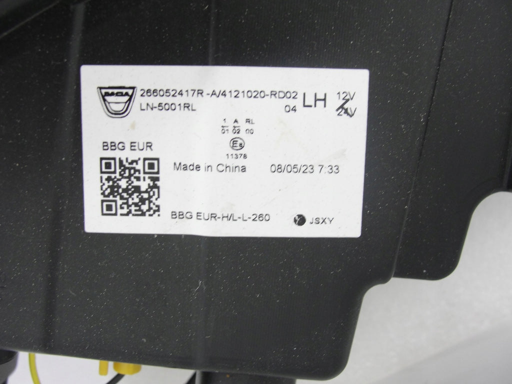 Frontscheinwerfer Dacia Spring 266052417R LED Links Scheinwerfer Headlight