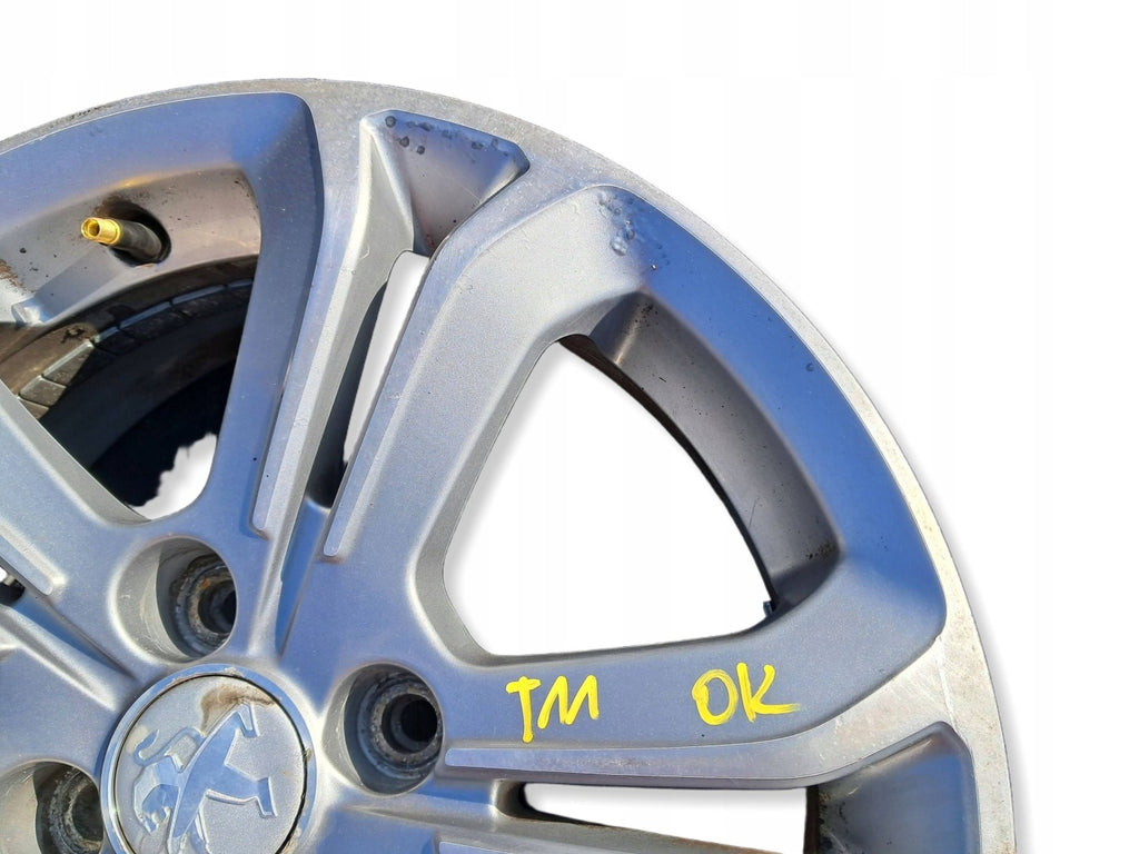 1x Alufelge 16 Zoll 6.0" 4x108 23ET Glanz Graphit 9673773677 Peugeot 208 FEL7191787012uu