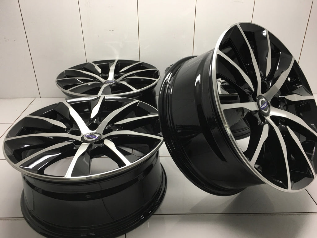 4x Alufelge 18 Zoll 8.0" 5x108 42ET Glanz Schwarz Volvo V60 I S60 Xc60 Rim Wheel FEL8411674997sg