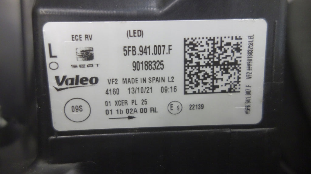 Frontscheinwerfer Seat Leon 5FB941007F LED Links Scheinwerfer Headlight