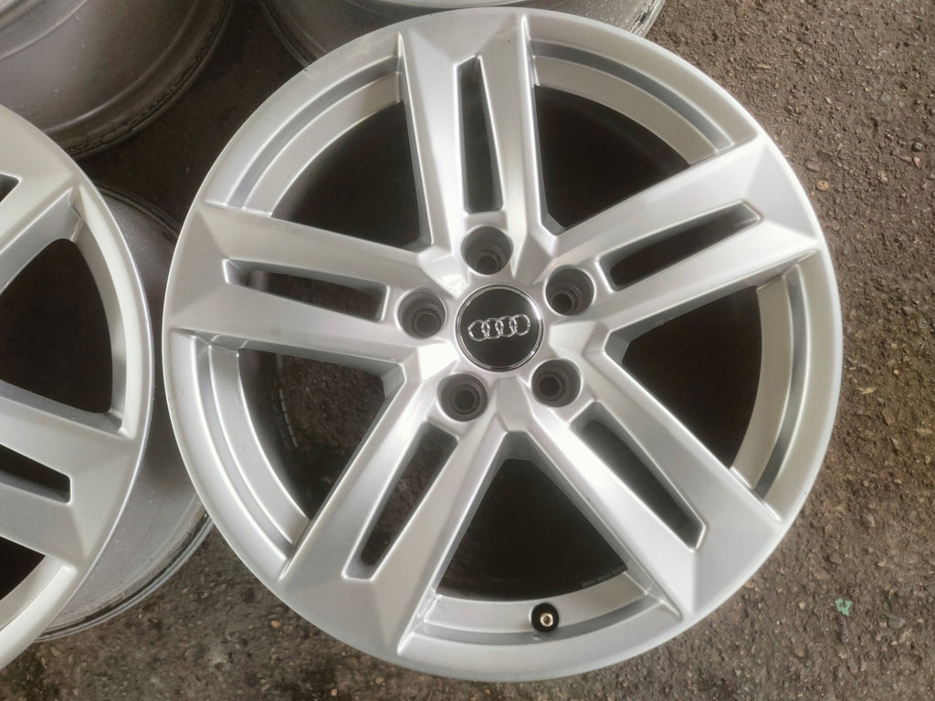 4x Alufelge 17 Zoll 7.0" 5x112 42ET Glanz Silber 8W0601025P Audi A4 B8 Rim Wheel FEL6991222035qt