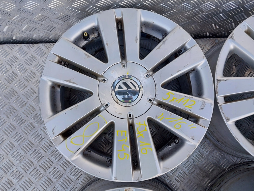 4x Alufelge 16 Zoll 7.0" 5x112 45ET 3C0601025AF VW Passat Rim Wheel FEL9938617867vb
