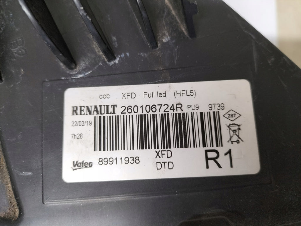 Frontscheinwerfer Renault Talisman 260106724R LED Rechts Scheinwerfer Headlight SCH6708647632az