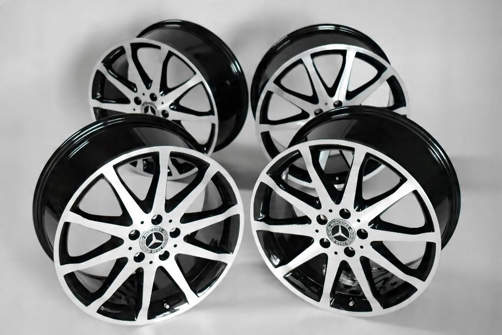 4x Alufelge 18 Zoll 8.0" 5x112 67ET Glanz Silber A2514011102 Mercedes-Benz W251