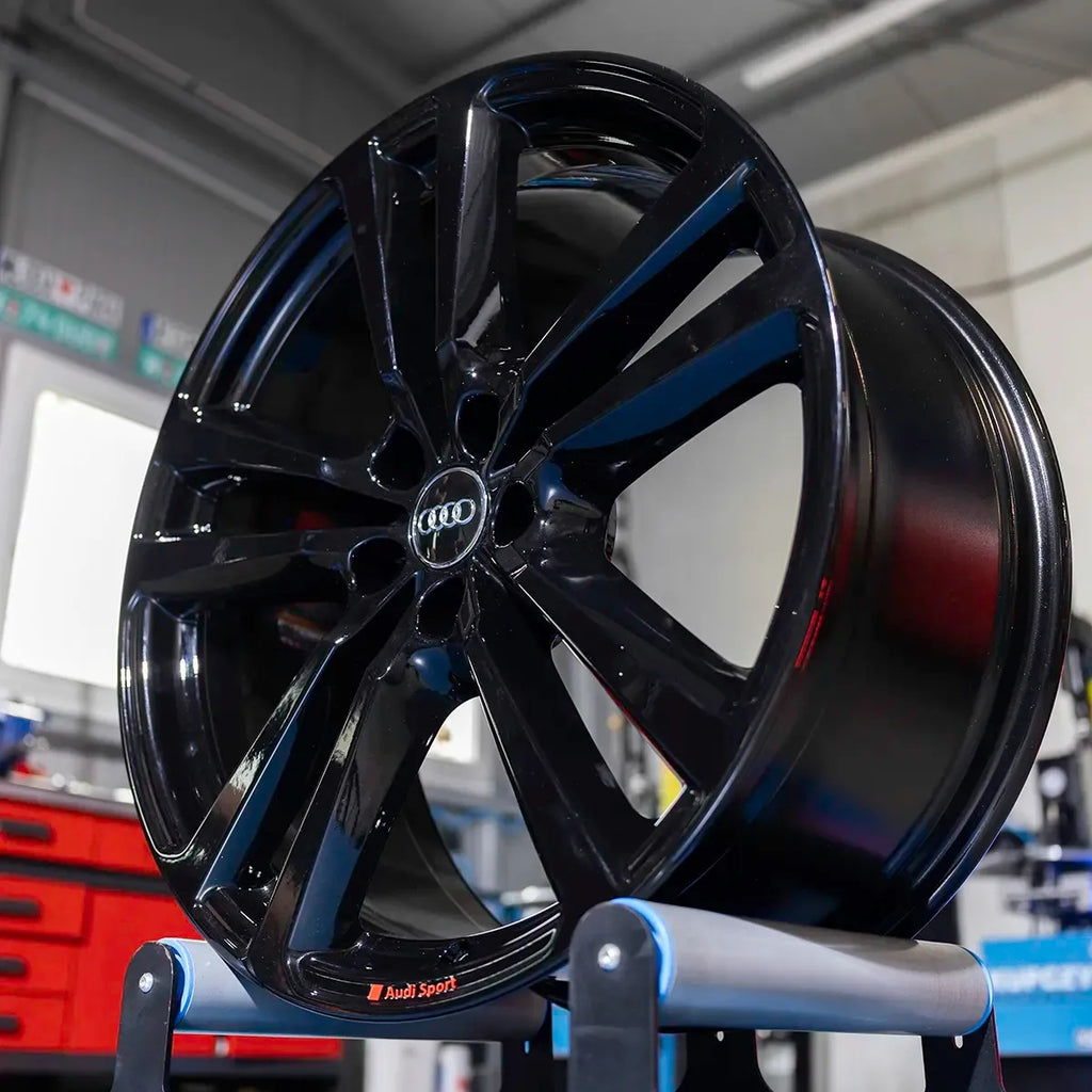4x Alufelge 20 Zoll 9.0" 5x112 33ET Glanz Schwarz 4M0601025H Audi Rim Wheel FEL8785884875my