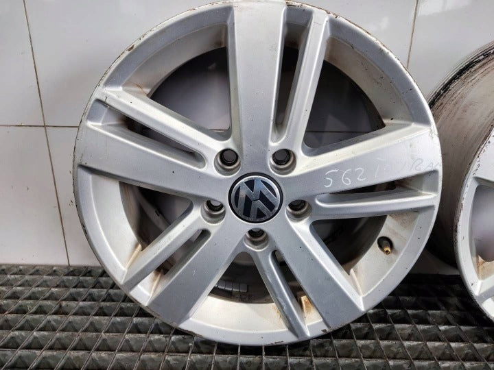 4x Alufelge 16 Zoll 6.5" 5x112 50ET 5K0601025AM VW Touran Rim Wheel FEL3255600377cv