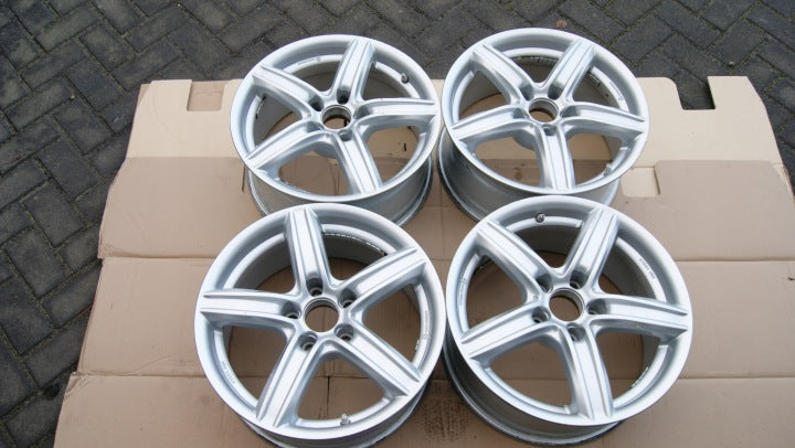 4x Alufelge 17 Zoll 7.5" 5x120 34ET Glanz Silber RC21-757 BMW Rim Wheel FEL2791879478hi