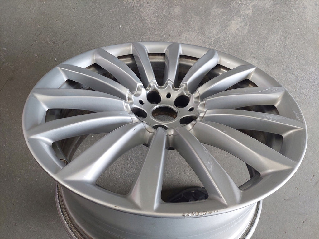 1x Alufelge 19 Zoll 8.5" 5x112 25ET Glanz Silber 6861225 BMW Rim Wheel FEL4531193901tw