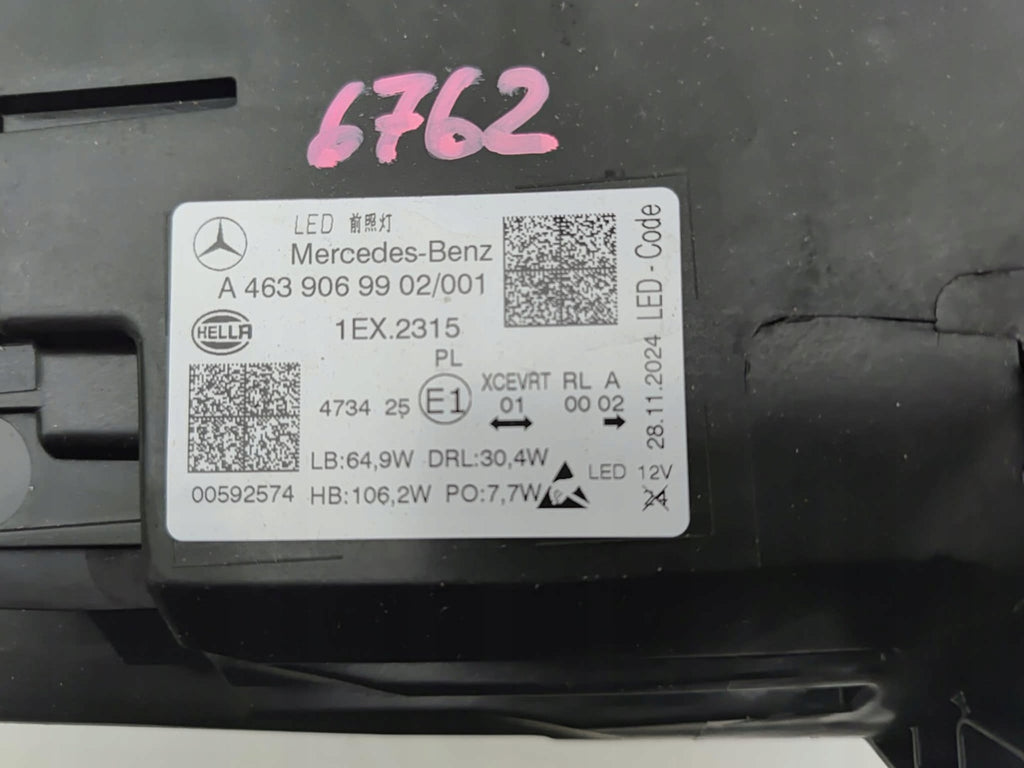 Frontscheinwerfer Mercedes-Benz W463 4639069902 Full LED Links Headlight SCH3590165634mg
