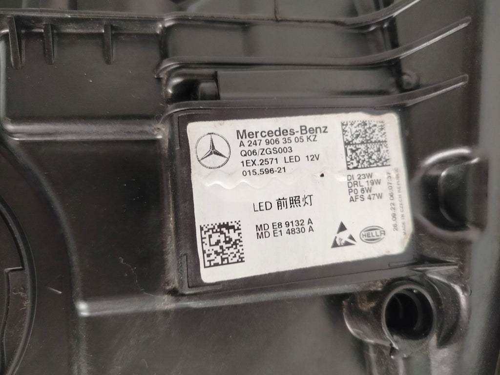 Frontscheinwerfer Mercedes-Benz W247 A2479063505 Full LED Links Headlight SCH5925879943jv