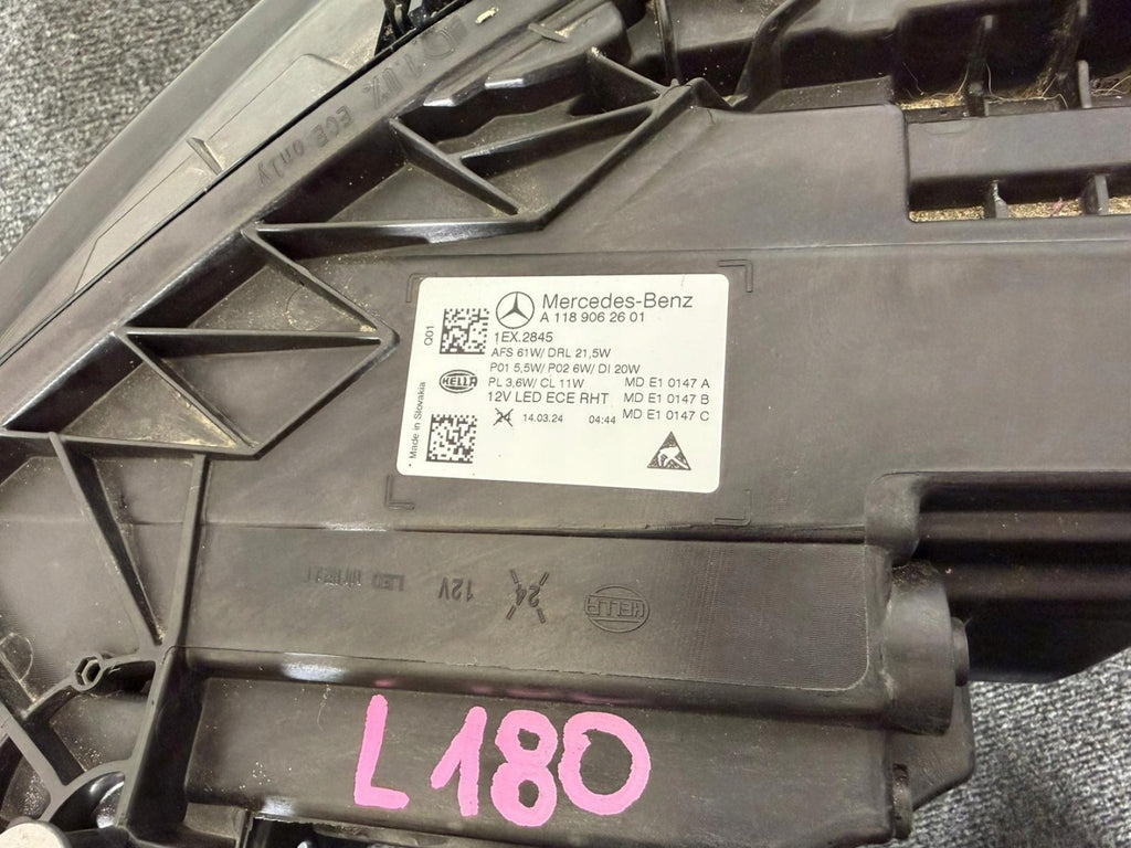 Frontscheinwerfer Mercedes-Benz Cla A1189062601 Rechts Scheinwerfer Headlight SCH4544989691hr