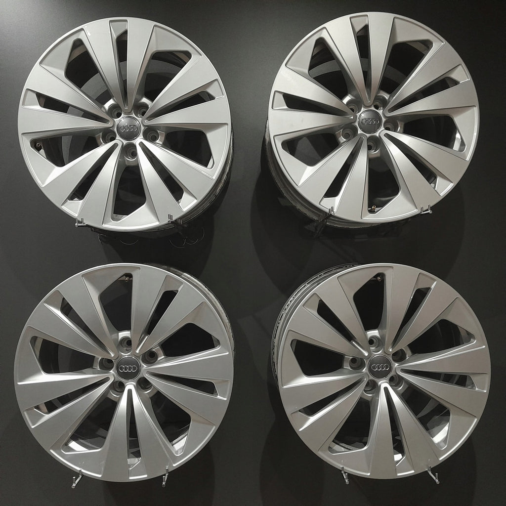 4x Alufelge 19 Zoll 8.5" 5x112 20ET Glanz Silber 4M8601025 Audi Rim Wheel FEL9035847364eu