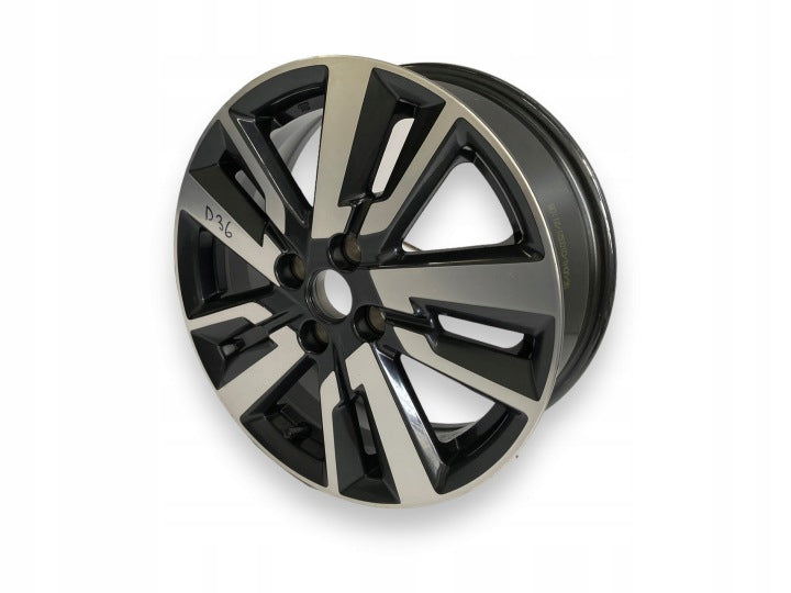 1x Alufelge 16 Zoll 6.0" 4x100 50ET Schwarz 403005FA1 Nissan Micra I K14 FEL9725446528qh