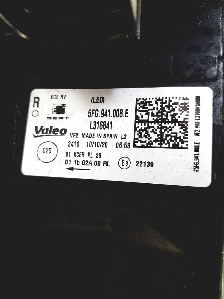 Frontscheinwerfer Seat Leon 5FG941008E Ein Stück (Rechts oder Links) Headlight SCH8864964384dp