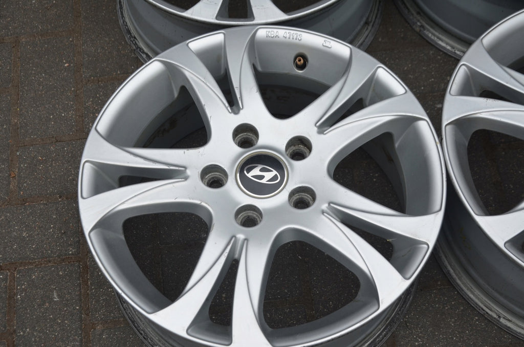 4x Alufelge 16 Zoll 6.5" 5x114.3 55ET Hyundai I30 Ceed 6 3 I Rim Wheel FEL5865600163fs