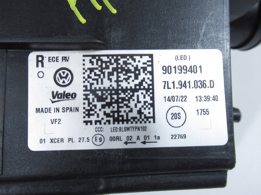 Frontscheinwerfer VW Transporter 7L1941036D00 Full LED Rechts Headlight