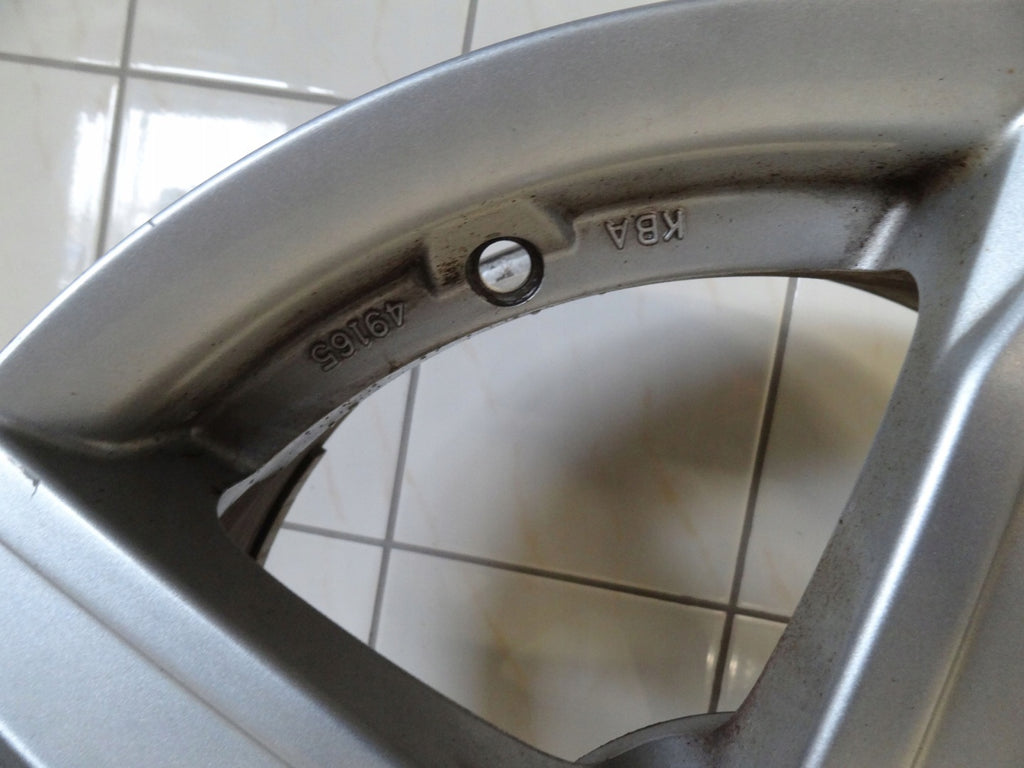 1x Alufelge 16 Zoll 6.5" 4x100 36ET Glanz Silber 124R-000499 Kia I Rim Wheel FEL7049216250kn