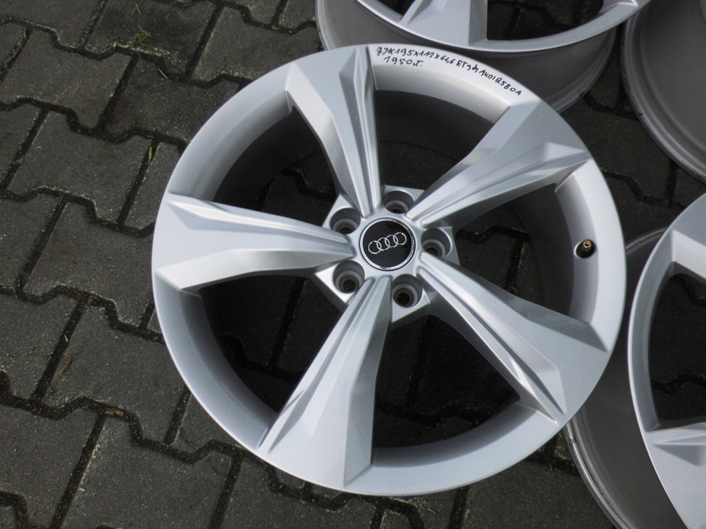 4x Alufelge 19 Zoll 7.0" 5x112 34ET Glanz 80A601025K Audi Rim Wheel FEL5121182401ql