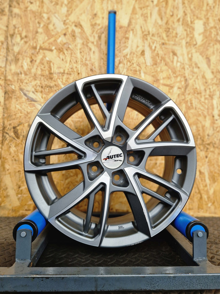 4x Alufelge 16 Zoll 7.0" 5x112 48ET Glanz Graphit KBA48247 Rim Wheel FEL7699355552fz