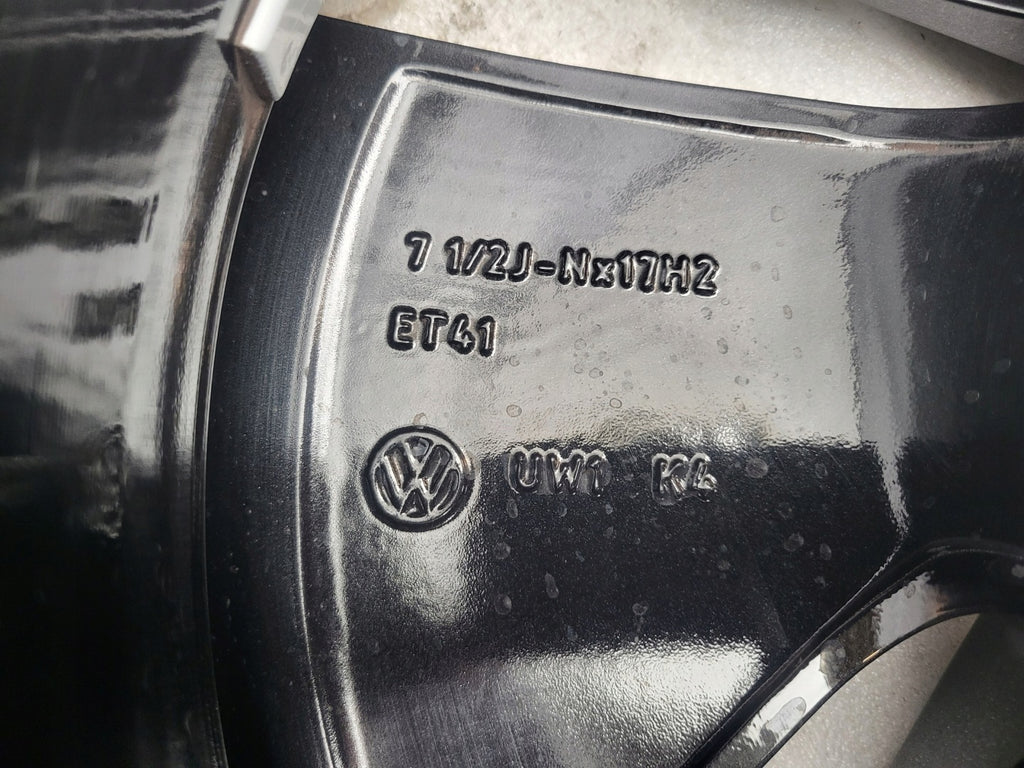1x Alufelge 17 Zoll 7.5" 5x112 41ET Glanz Silber 3J0601025B Mg Passat Rim Wheel FEL4855534074wn