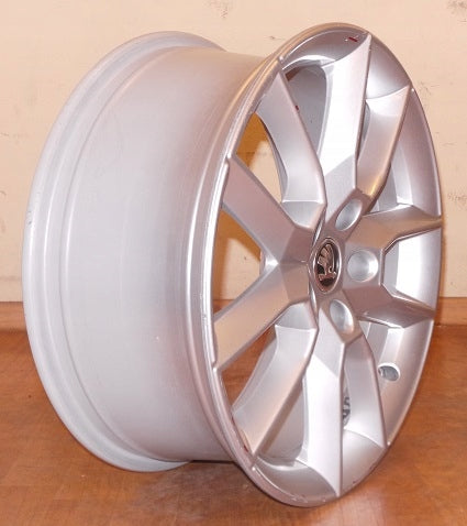 1x Alufelge 18 Zoll 7.5" 5x112 51ET Matt Grau 5E0601025 Skoda Octavia Rim Wheel FEL4339215797pl