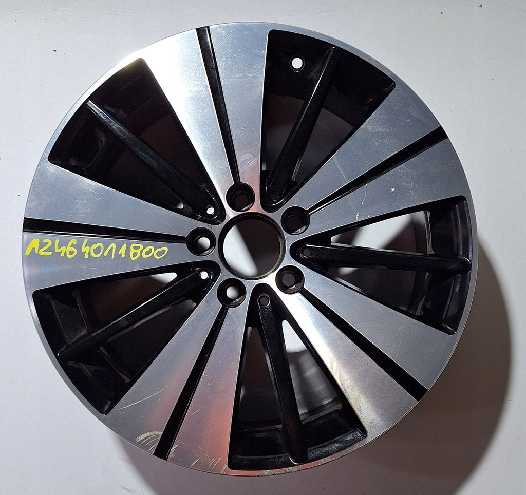 1x Alufelge 18 Zoll 7.5" 5x112 52ET A2464011800 Mercedes-Benz W246 Rim Wheel