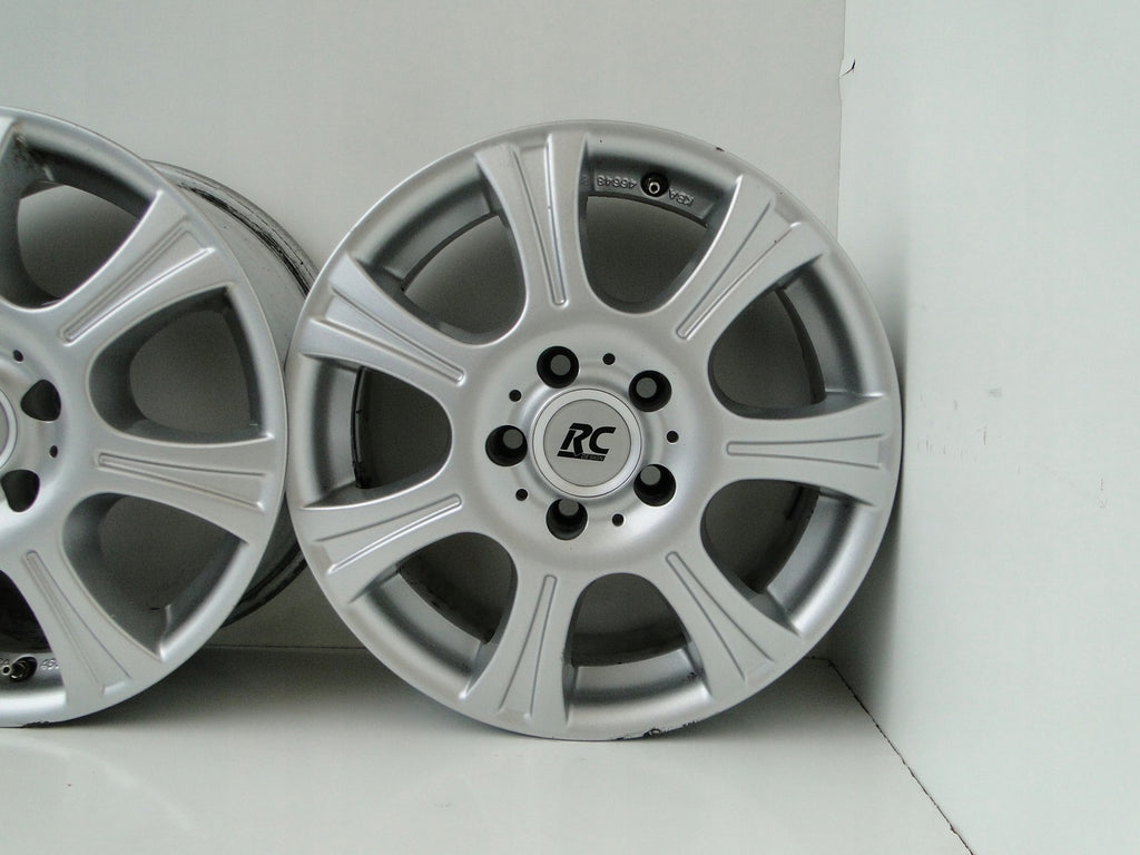 4x Alufelge 16 Zoll 6.5" 5x112 50ET Silber Mercedes-Benz Rim Wheel