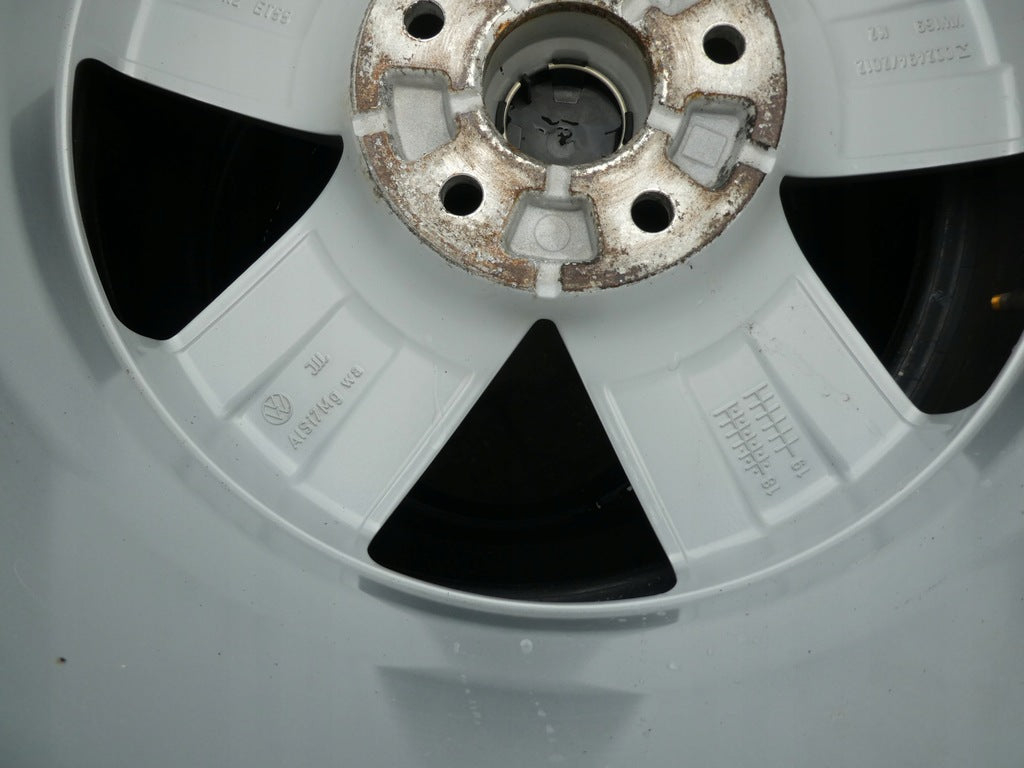 4x Alufelge 17 Zoll 7.0" 5x120 55ET Glanz Silber 7E0601025 VW T6 T5 Rim Wheel FEL2490288383cd