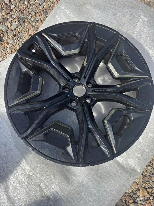 1x Alufelge 22 Zoll 5x112 5A49EE9BLU BMW Ix Rim Wheel FEL7308790987pv
